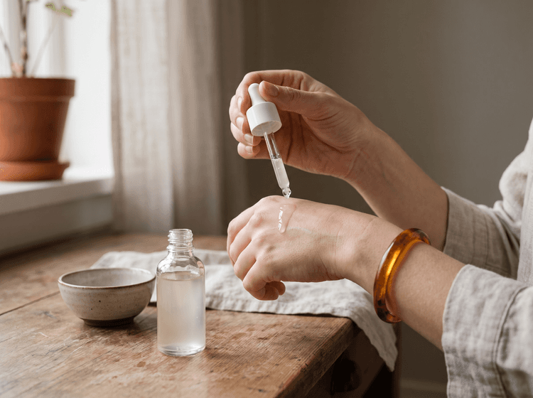 Third peptide serum in a setting