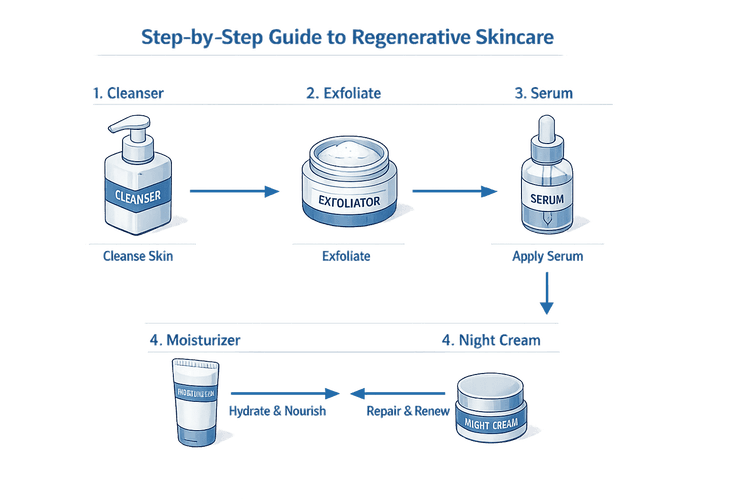 Step-by-step guide to regenerative beauty practices that promote true skin recovery